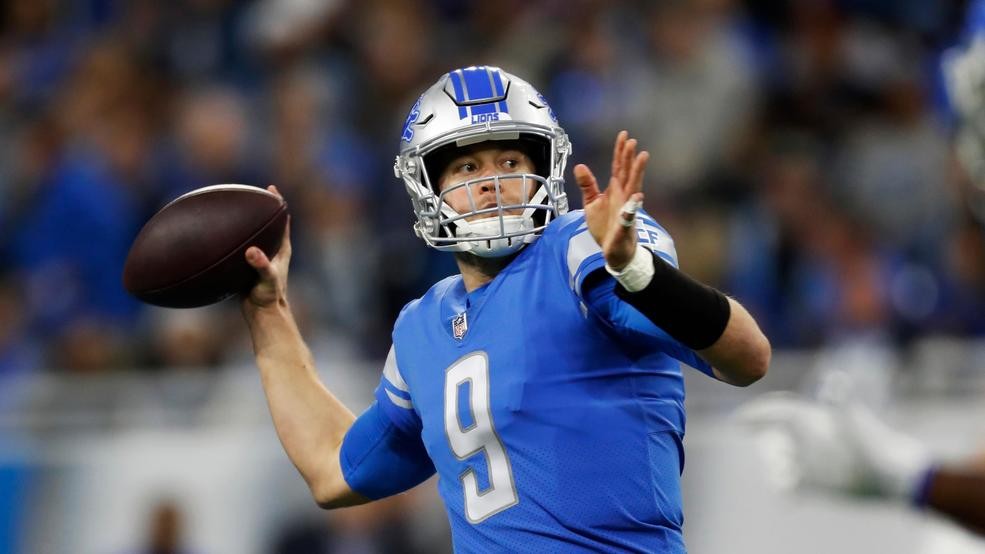 Lions list Matthew Stafford as questionable to face Chiefs