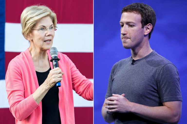 Zuckerberg insists Facebook will be impartial toward Warren